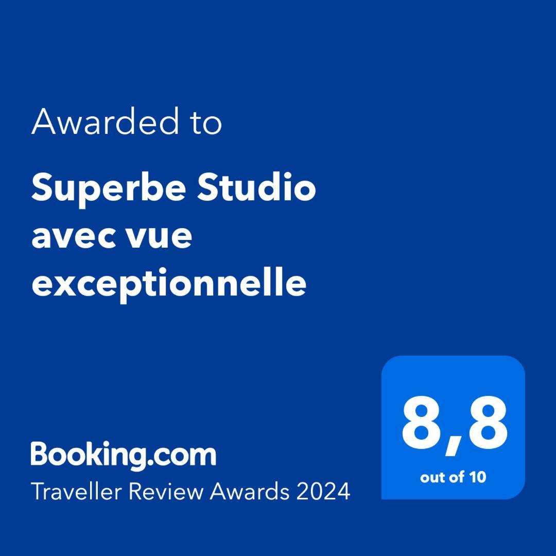 Superbe Studio Avec Vue Exceptionnelle Alpe d'Huez Exterior foto